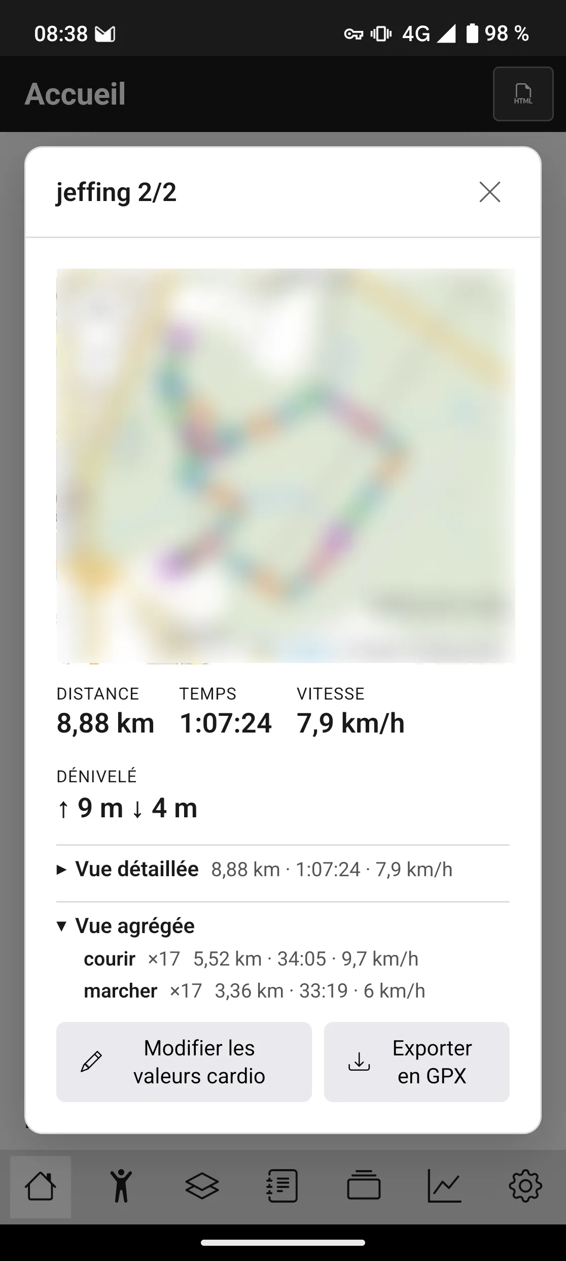 Tracking GPS de vos courses